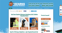 Desktop Screenshot of ozarkschimneysolutions.com