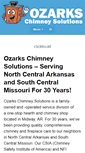 Mobile Screenshot of ozarkschimneysolutions.com